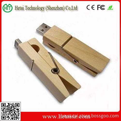 China Manufacturer Wood USB Flash Drive 128GB
